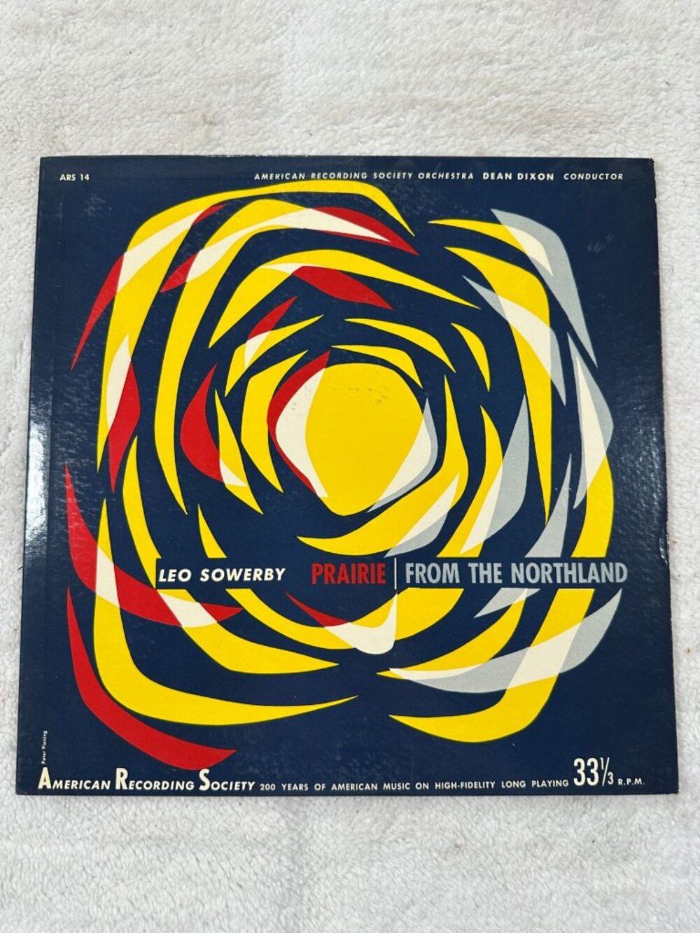 Leo Sowerby Prairie From The Northland 33RPM LP American Recording Society